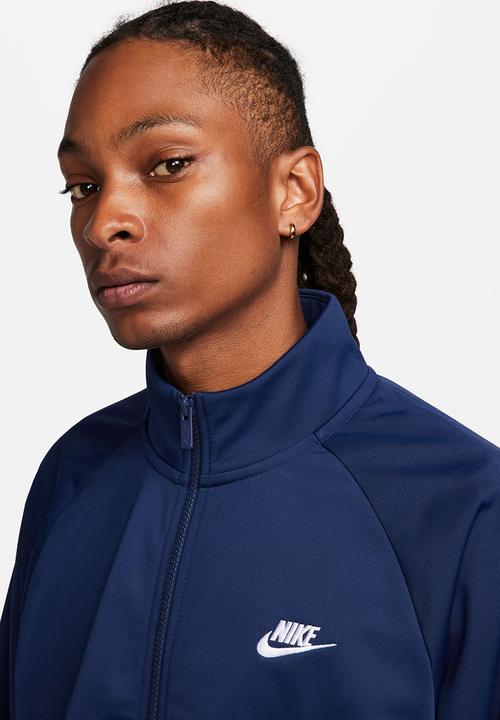 Nike - Club  Poly-Knit Tracksuit set - midnight navy/white