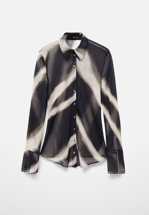 MANGO - Shirt allegra - black