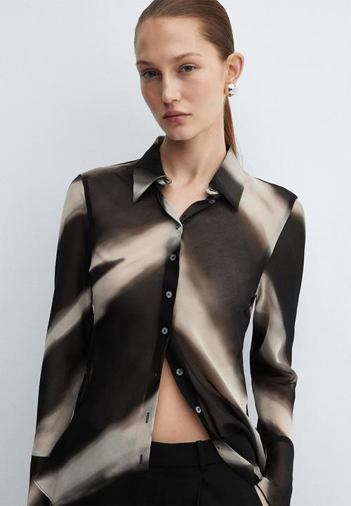 MANGO - Shirt allegra - black