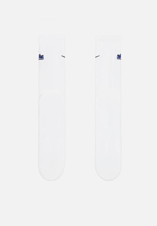 Nike - Nike Everyday Plus Cushioned crew socks (1pr) - white/var royal/black