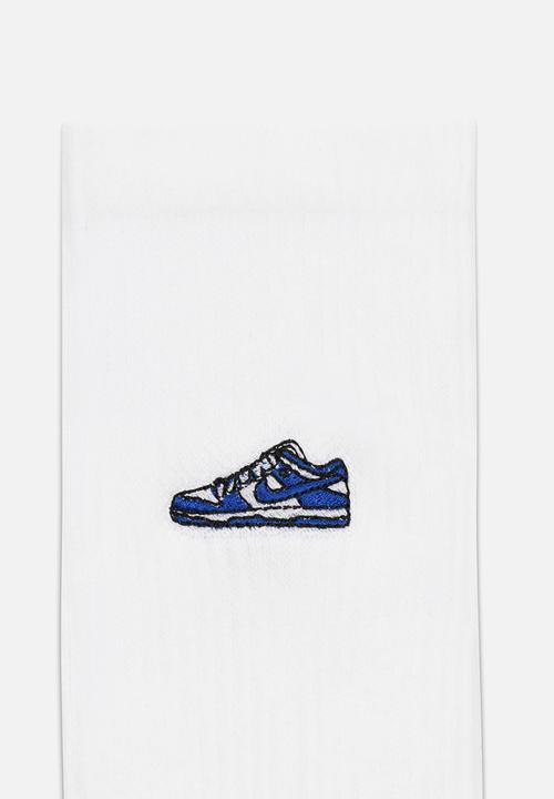 Nike - Nike Everyday Plus Cushioned crew socks (1pr) - white/var royal/black