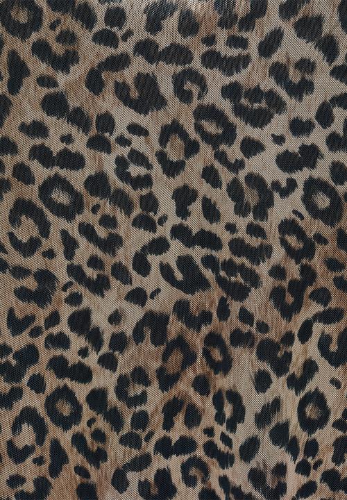 MANGO - T-shirt meshy - brown
