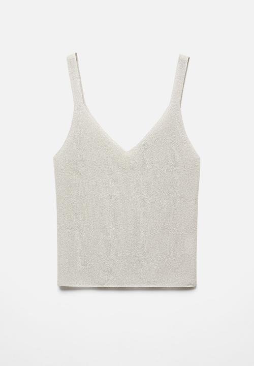 MANGO - Top kling - silver