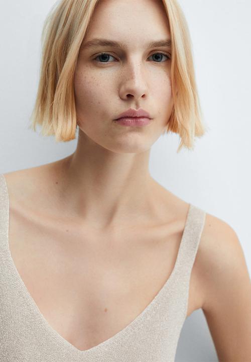 MANGO - Top kling - silver