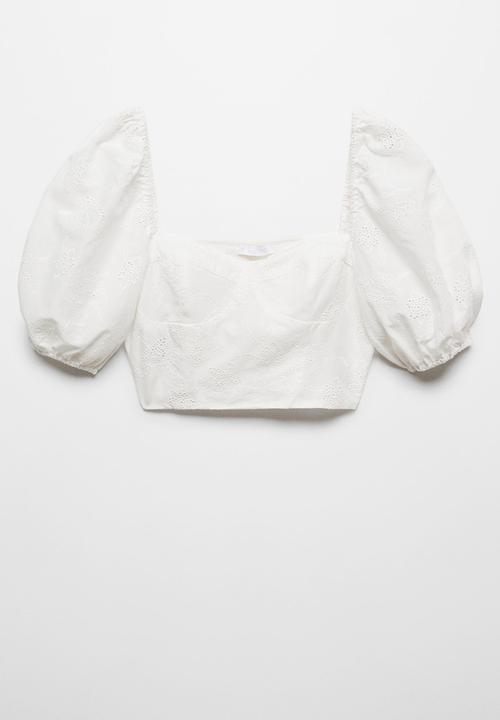 MANGO - Blouse gina-h - white
