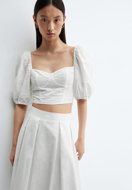 MANGO - Blouse gina-h - white