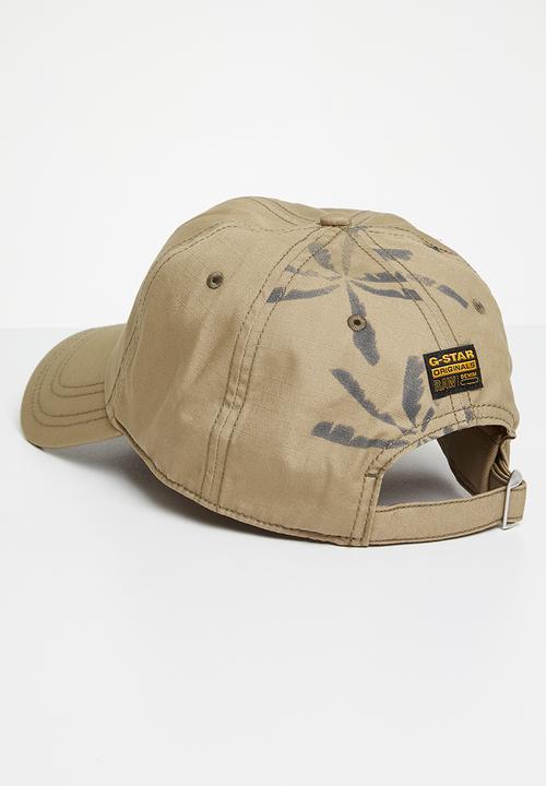 G-STAR - Avernus Raw Aw Baseball Cap - Safari Banana Tree