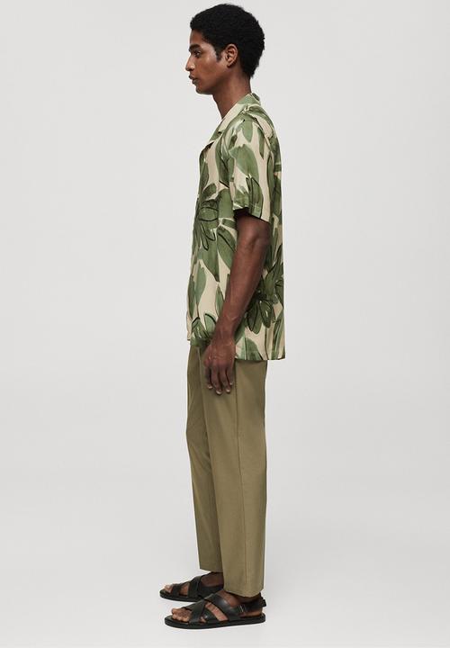 MANGO - SHIRT MAUIV- GREEN