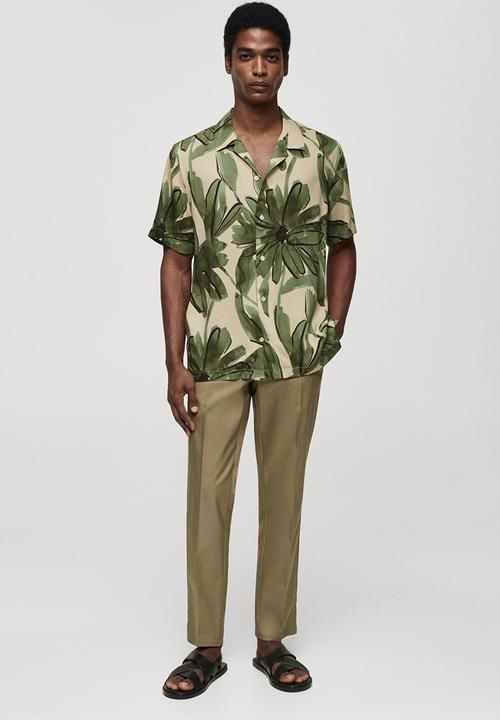 MANGO - SHIRT MAUIV- GREEN