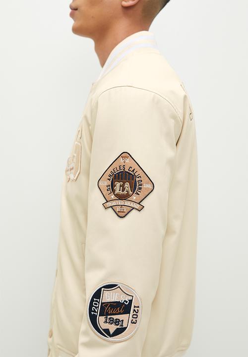 GUESS - Varsity bomber - quicksand