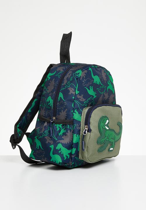 Pop Candy - Printed backpack - blue & green