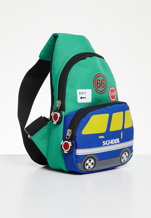 Pop Candy - Printed crossbody bag - green & blue