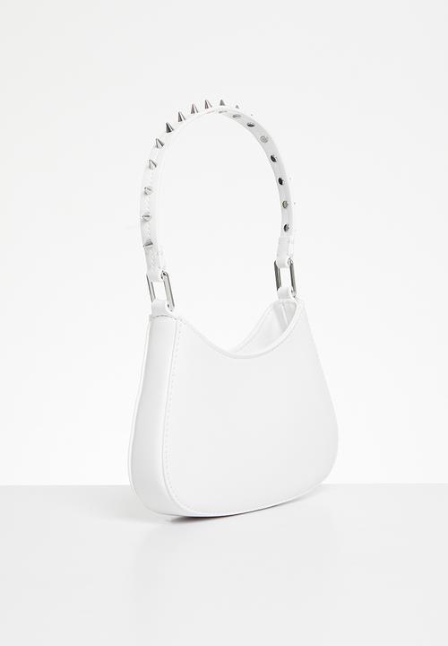 MANGO - Bag mch punk shoulder bag - white 