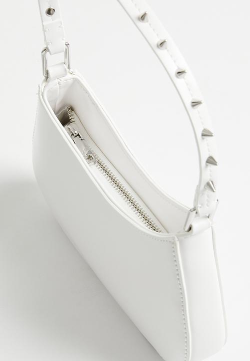 MANGO - Bag mch punk shoulder bag - white 