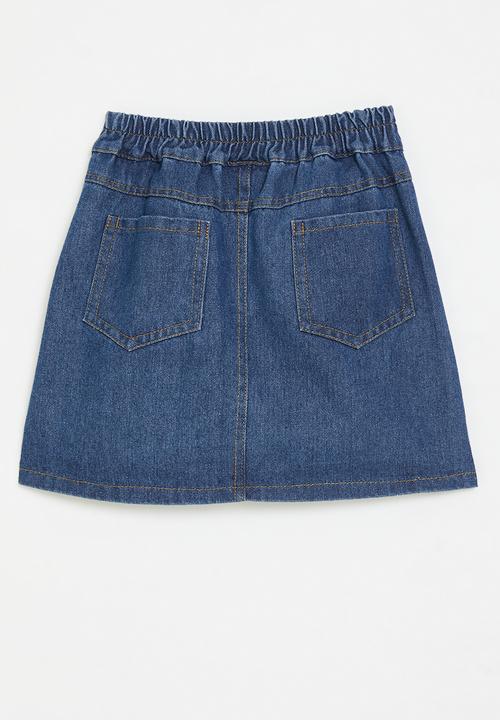 Pop Candy - Denim skirt - blue
