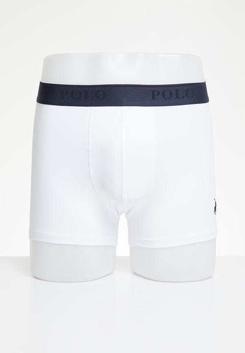 POLO - Men basic print knit boxer 3 pack - navy
