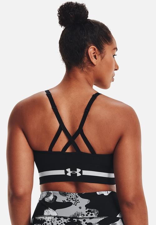 Under Armour - UA Seamless Low Long Bra - Black