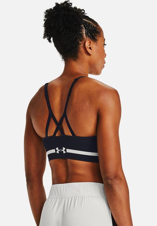 Under Armour - UA Seamless Low Long Bra - Black