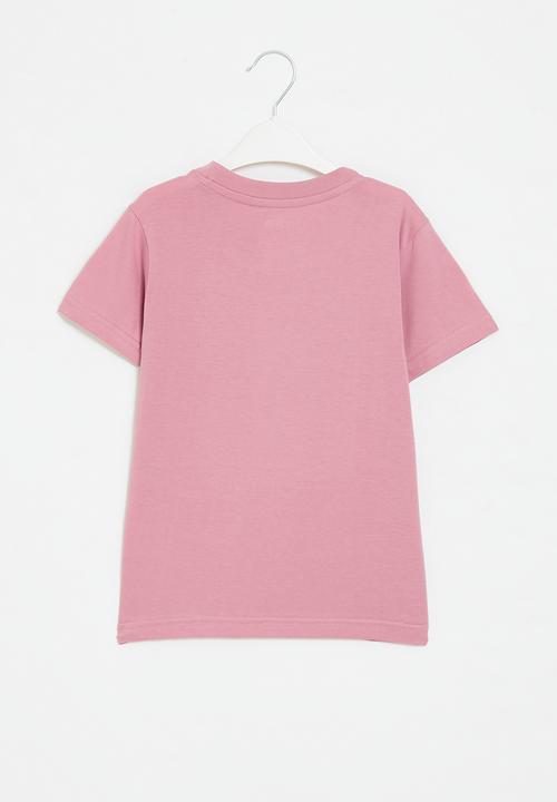 JEEP - Paw print logo tee - vintage pink