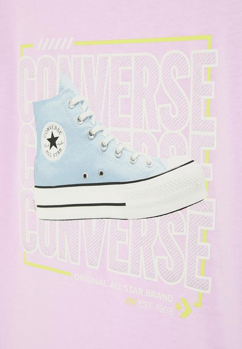 Converse - Cnvg chuck taylor graphic t sh - stardust lilac