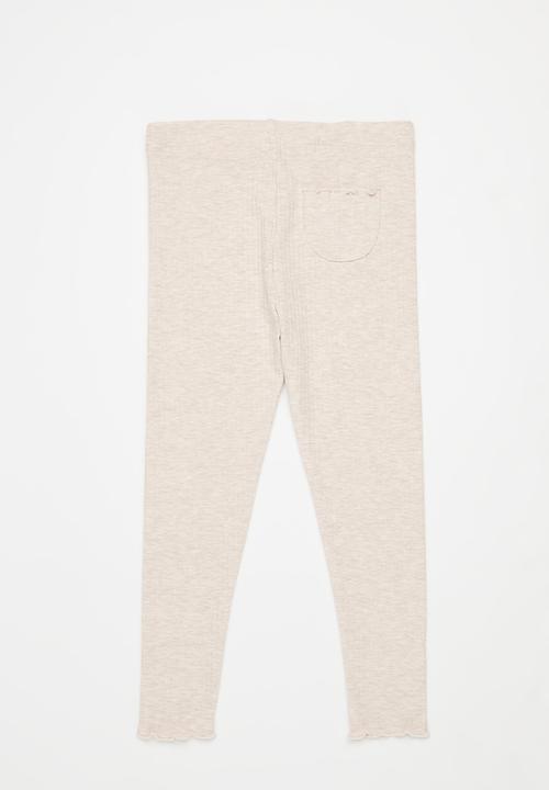MANGO - Leggings carla - sand