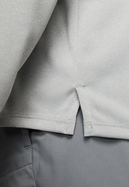 Nike - Miler Dri-FIT UV l/s running top - grey fog/particle grey/refl silver