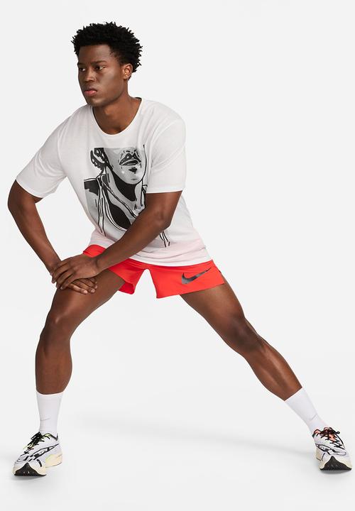 Nike - Flex Stride Run Energy 5" Shorts- picante red/blackanthracite/black