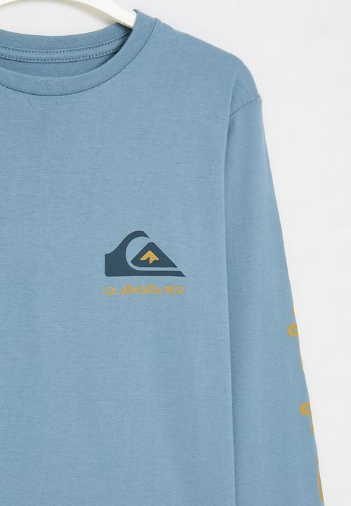 Quiksilver - Omni logo long sleeve - blue shadow