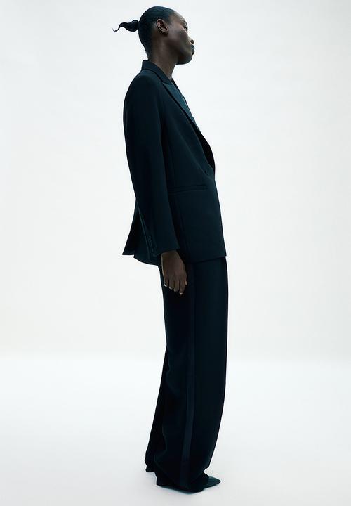 H&M - Oversized twill blazer - black