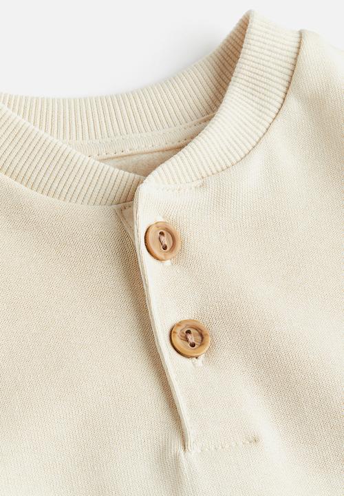 H&M - Cotton sweatshirt - light beige
