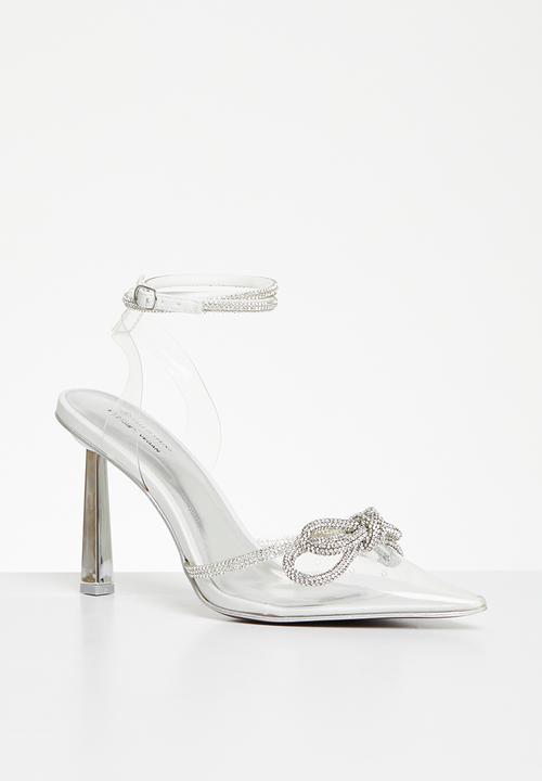 Call It Spring - Galaa ankle strap heel - silver