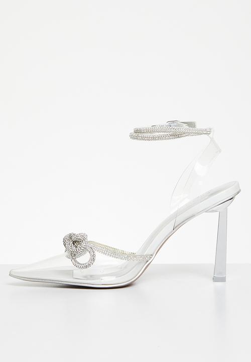 Call It Spring - Galaa ankle strap heel - silver