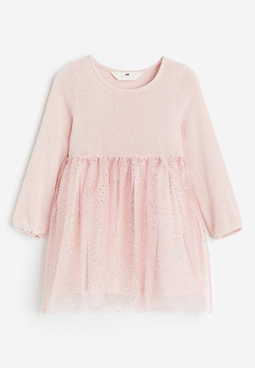 H&M - Tulle-skirt dress - light pink