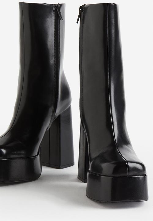 H&M - Platform boots - black