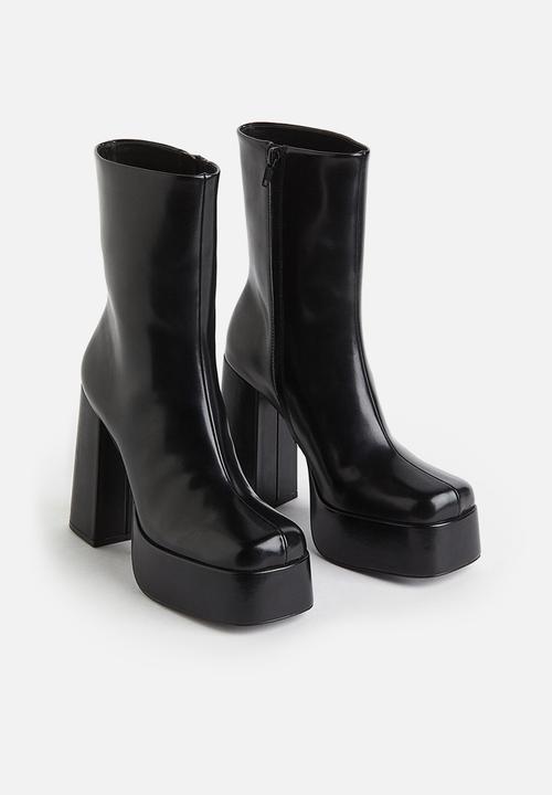 H&M - Platform boots - black
