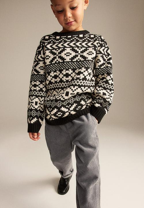 H&M - Corduroy joggers - grey