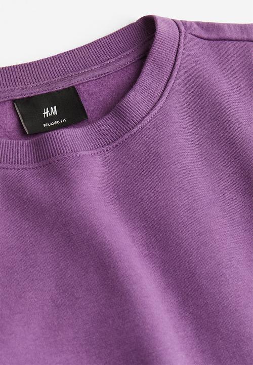 H&M - Loose fit sweatshirt - purple