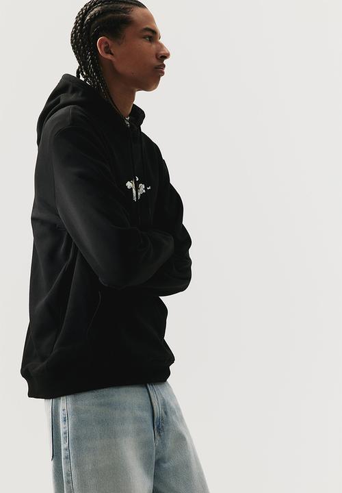 H&M - Regular fit hoodie - black angels