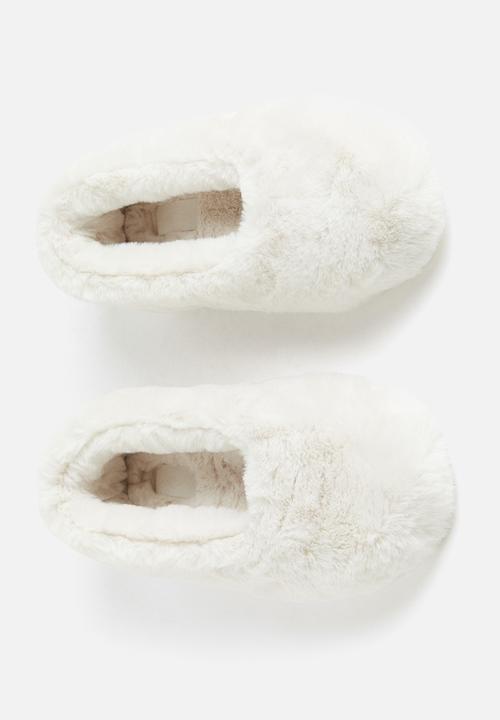 H&M - Soft indoor slippers - white