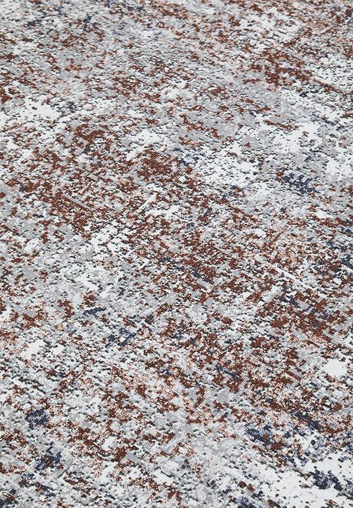 Sixth Floor - Brisbane distressed rug - charcoal storm