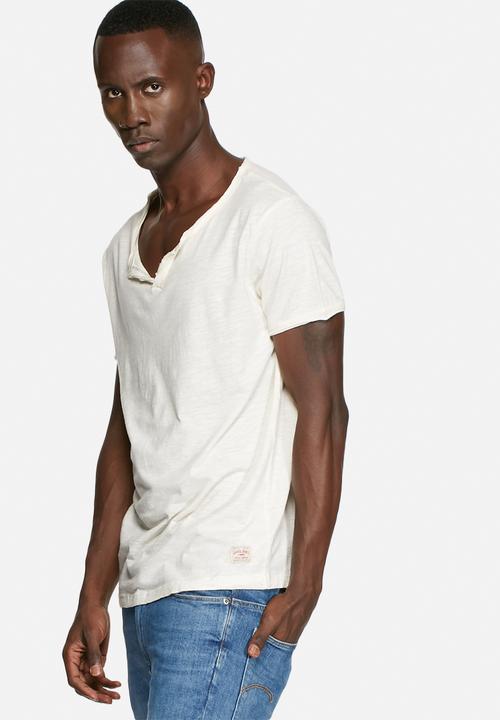 Jack & Jones - Galvin Split Neck Tee