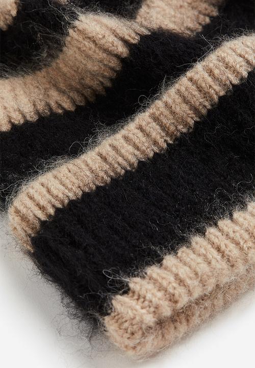 H&M - Rib-knit hat - beige
