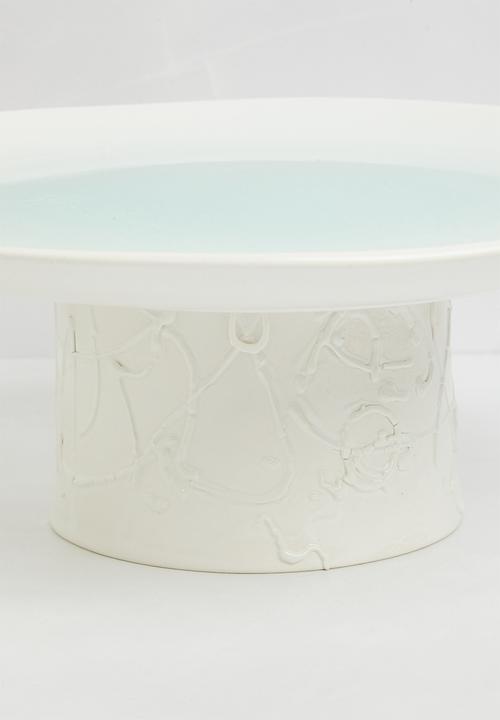 Urchin Art - Kaloh Cake Stand - Turquoise