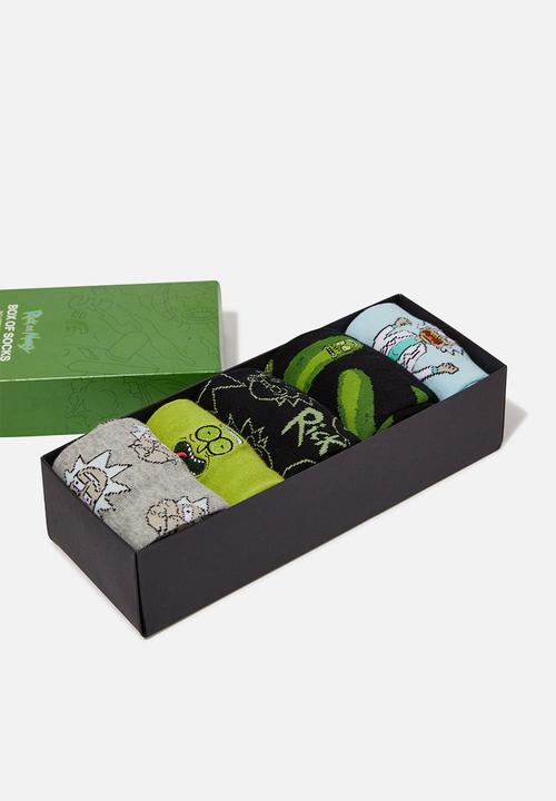 Typo - Box of socks - lcn wb rick and morty pickle rick