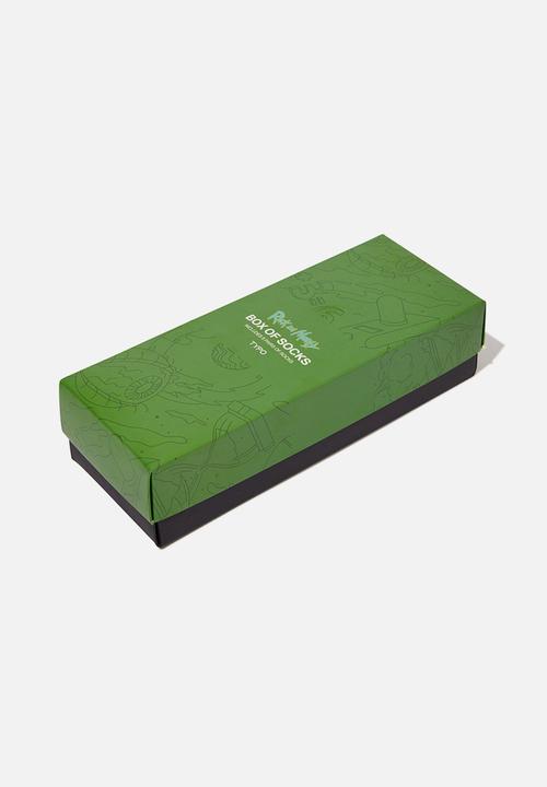 Typo - Box of socks - lcn wb rick and morty pickle rick