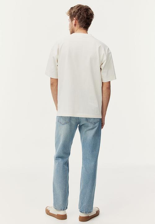 H&M - Straight regular jeans - light denim blue
