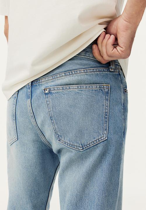 H&M - Straight regular jeans - light denim blue