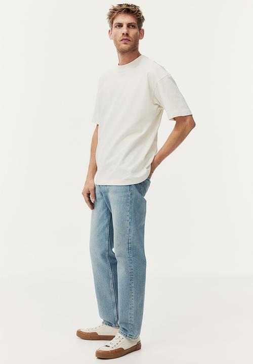 H&M - Straight regular jeans - light denim blue