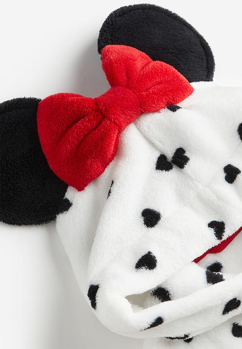 H&M - Fleece dressing gown - white & minnie mouse