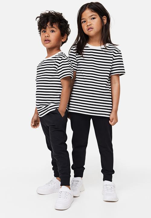 H&M - 3 pack joggers - black